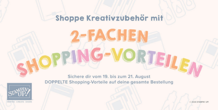 Doppelte Shoppingvorteile