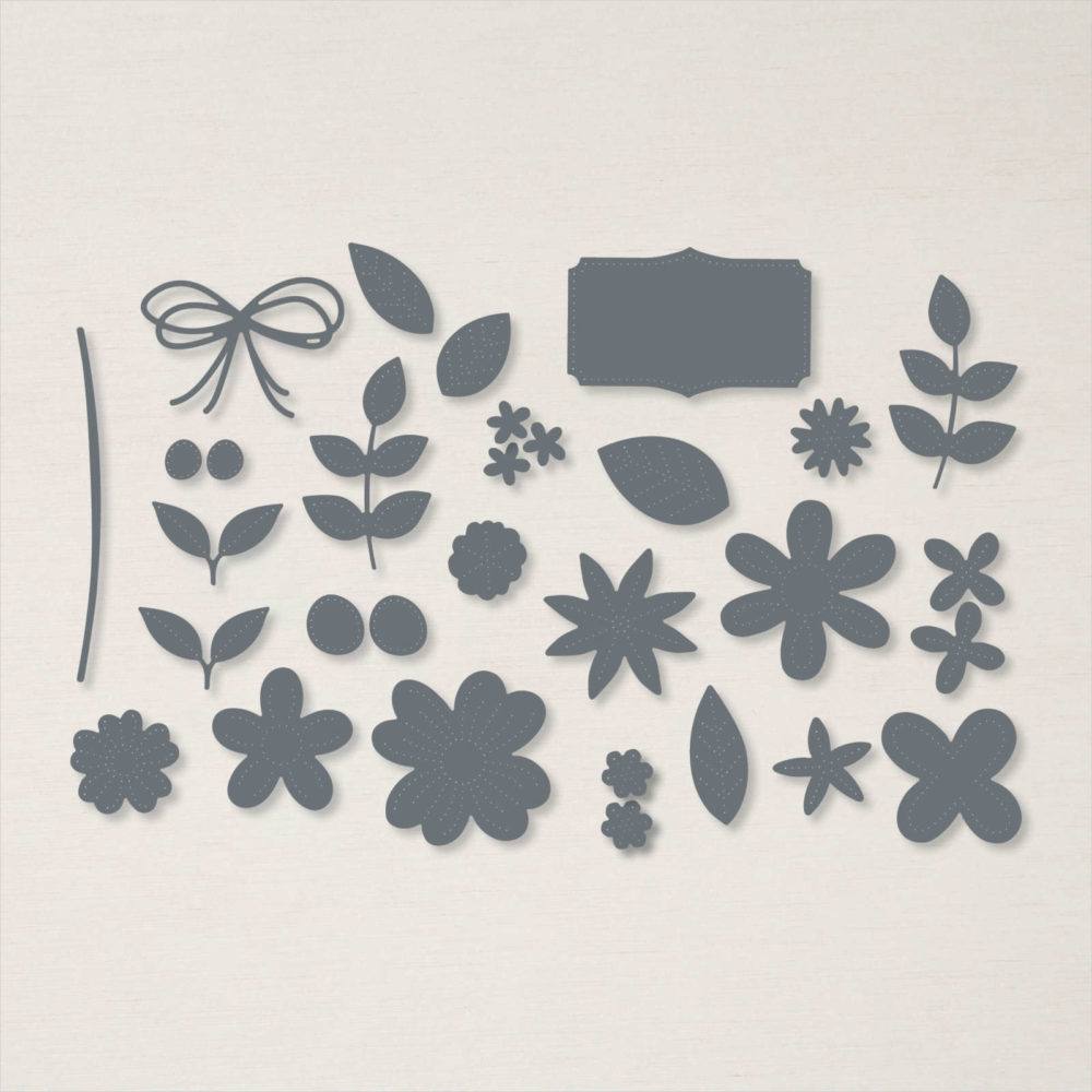 Perforierte Blumen